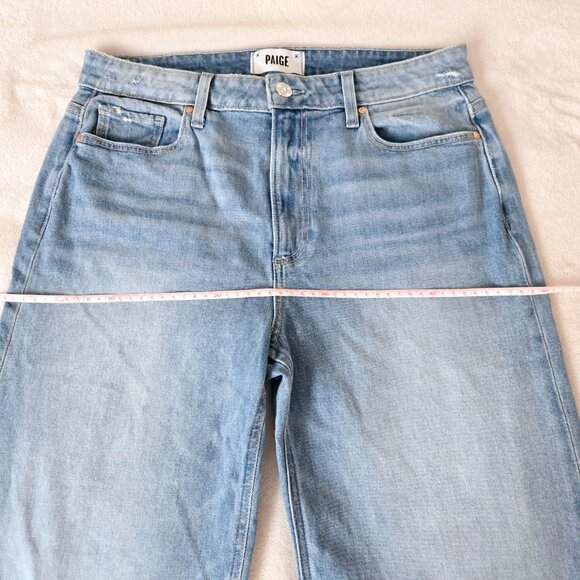 PAIGE Leenah Wide Leg Jean distressed, size 29 - Picture 9 of 16